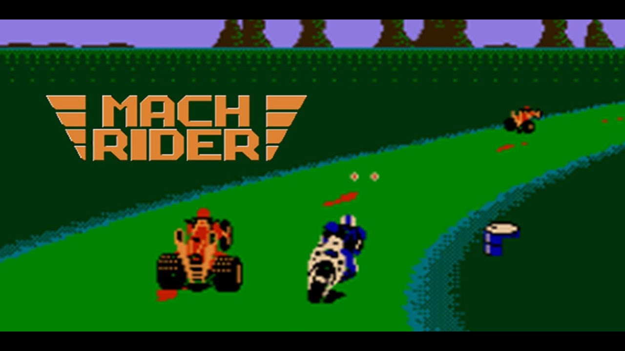 Mach Rider (Nes) - Without dying with CRAZY 581520 score!