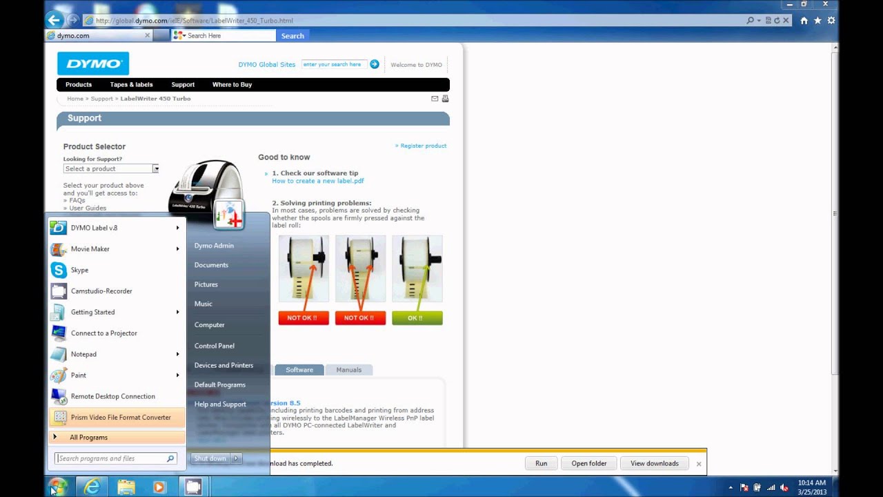 How to download and install DYMO Label Software   Windows   EMEA