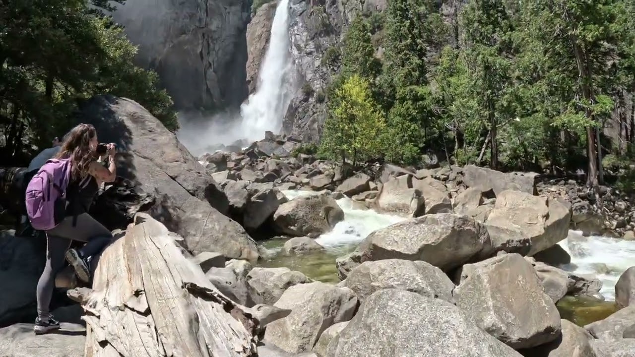 ヨセミテバスツアー　トンネルビューとヨセミテフォール　ヨセミテ国立公園ひとり旅Day.2        