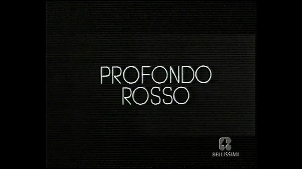 Profondo Rosso (Dario Argento, 1975) Titoli di testa e coda televisivi