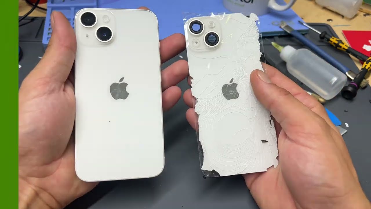 Треснуло заднее стекло iPhone 14? Почините его самостоятельно с помощью этого руководства по ремо...