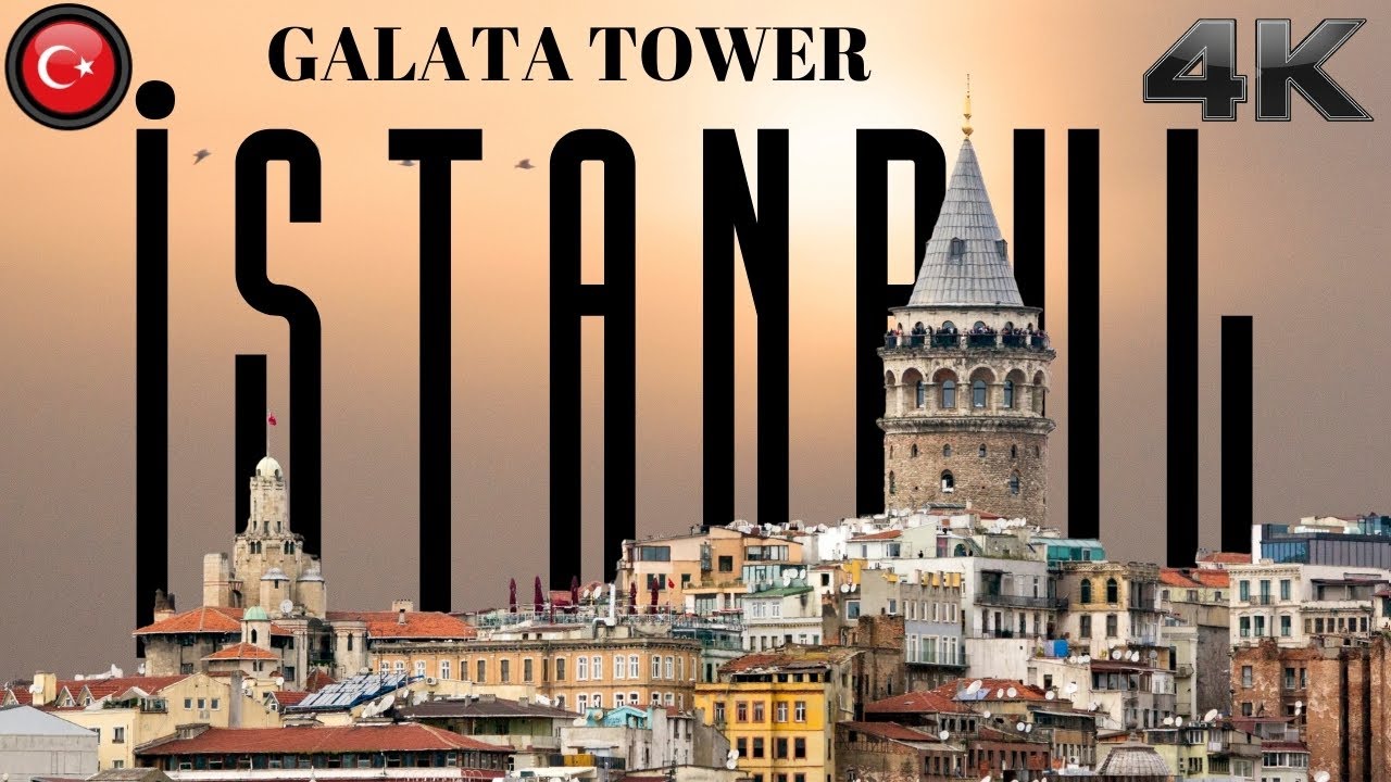 Galata Tower Walk 4K 🇹🇷 | Silent Walking Tour in Istanbul