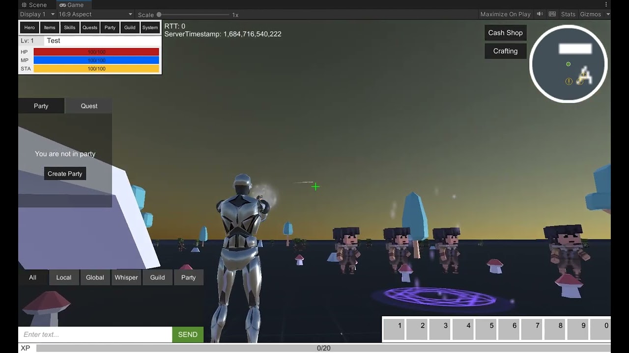 MMORPG KIT - Invector Character Model Demo