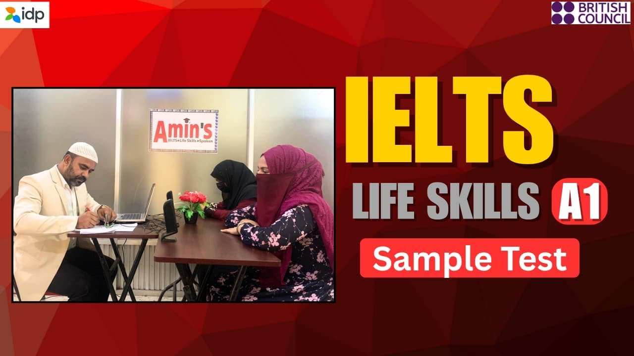 IELTS Life Skills A1 Sample Test❗️#ielts #lifeskill #test #education #eanglish #idp #britishcouncil