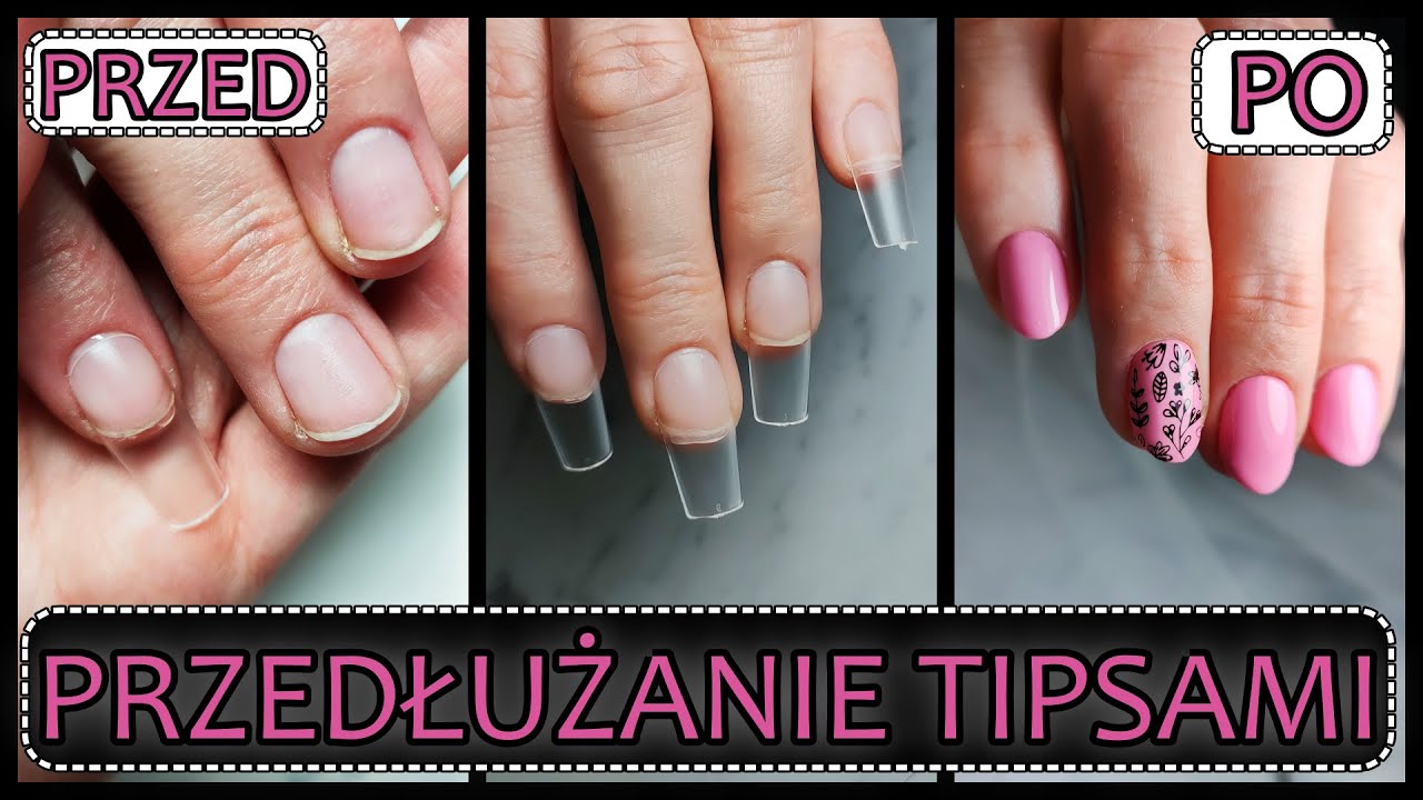 PRZEDŁUŻANIE TIPSAMI - test zestawu tipsów Nails Company Flexi tips - Lakierowniczka