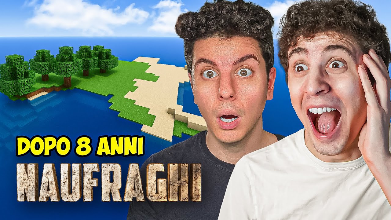 NAUFRAGHI DOPO 8 ANNI - PIETRO e FAVIJ MINECRAFT HARDCORE #2