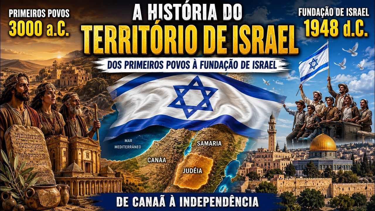Toda a História de Israel e Palestina: Da Antiguidade ao Conflito Moderno - Documentário Completo