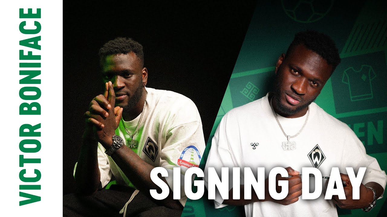 VICTOR BONIFACE - SIGNING DAY - BEHIND THE SCENES I SV Werder Bremen