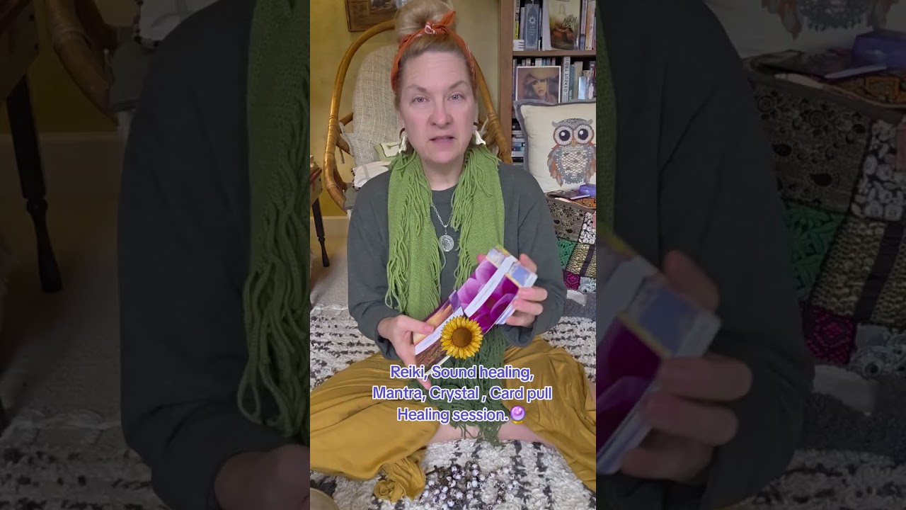 REIKI HEALING WITH , SINGING BOWL, AURA QUARTZ CRYSTAL, ORACLE CARD PULL, SPIRIT MESSAGE & MANTRA.