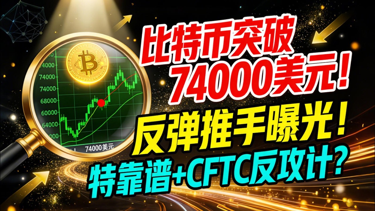 比特币突破74000美元！反弹背后的