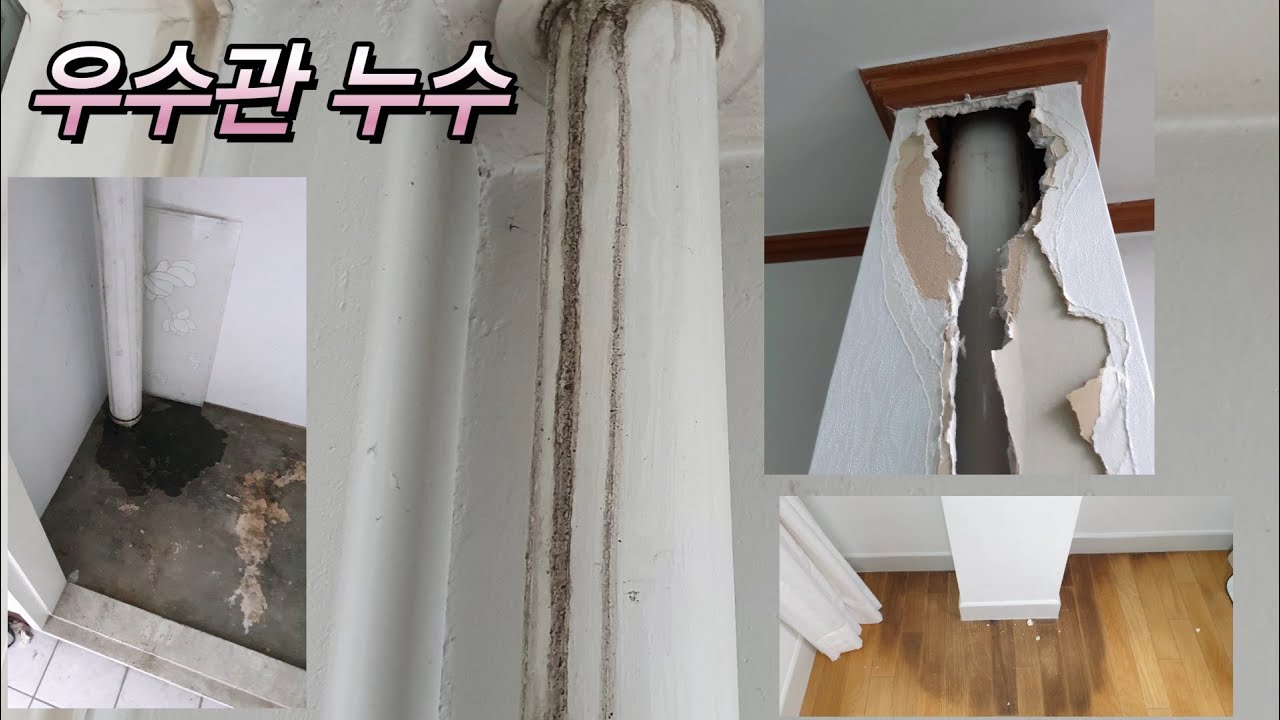 아파트 우수관 교체 영상.구조와 원리를 한번에...