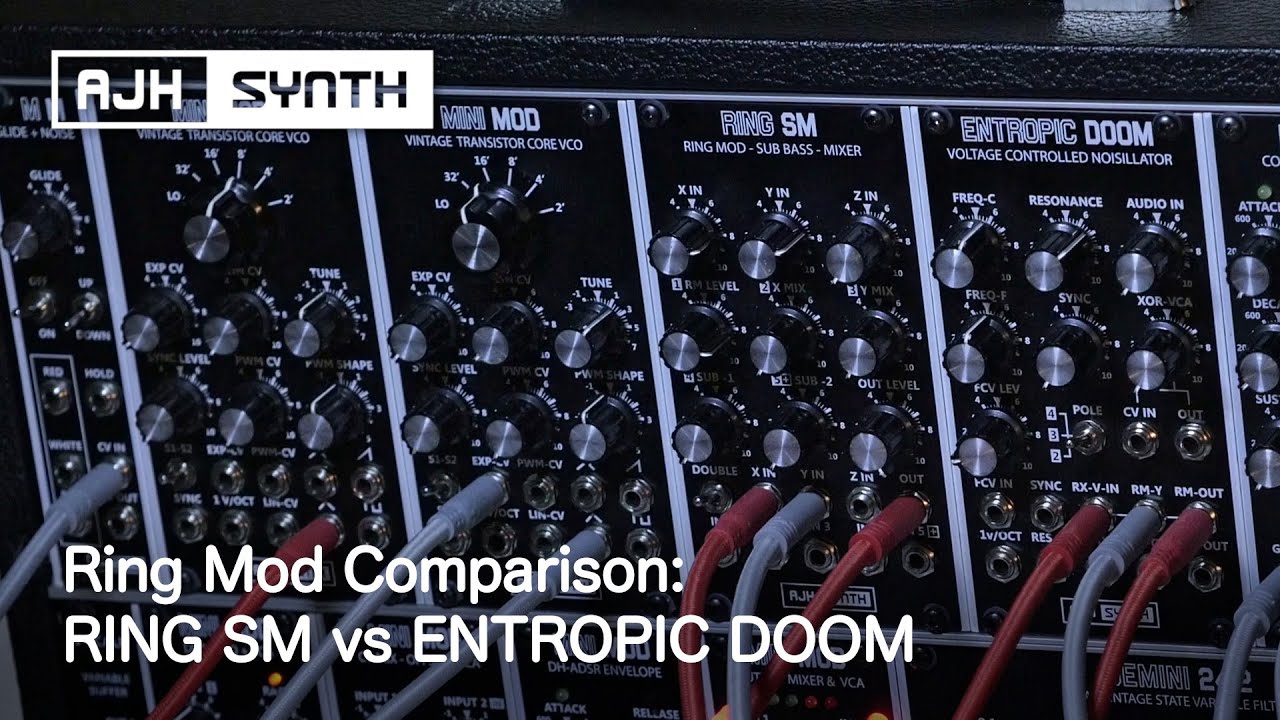 Ring Modulator Comparison - The RING SM & ENTROPIC DOOM's ring mods compared, with VCO's & DALEKS!