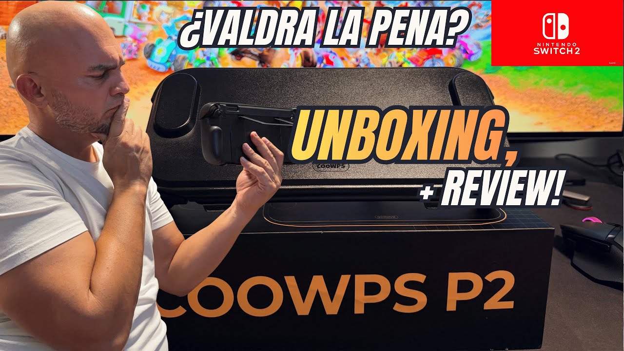 Unboxing y análisis del COOWPS  P2 para Nintendo Switch 2 | ¿Vale la pena este proyecto?
