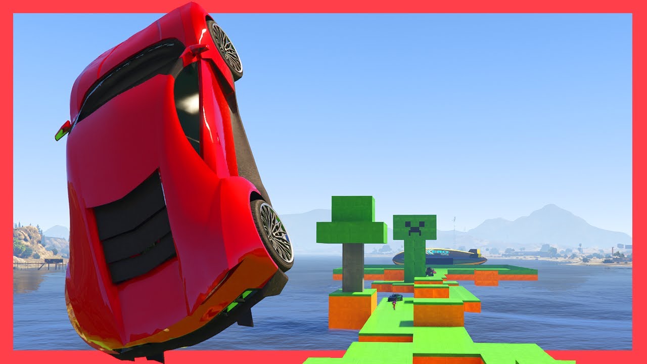 Minecraft Face to Face is Vreselijk! - GTA V Races