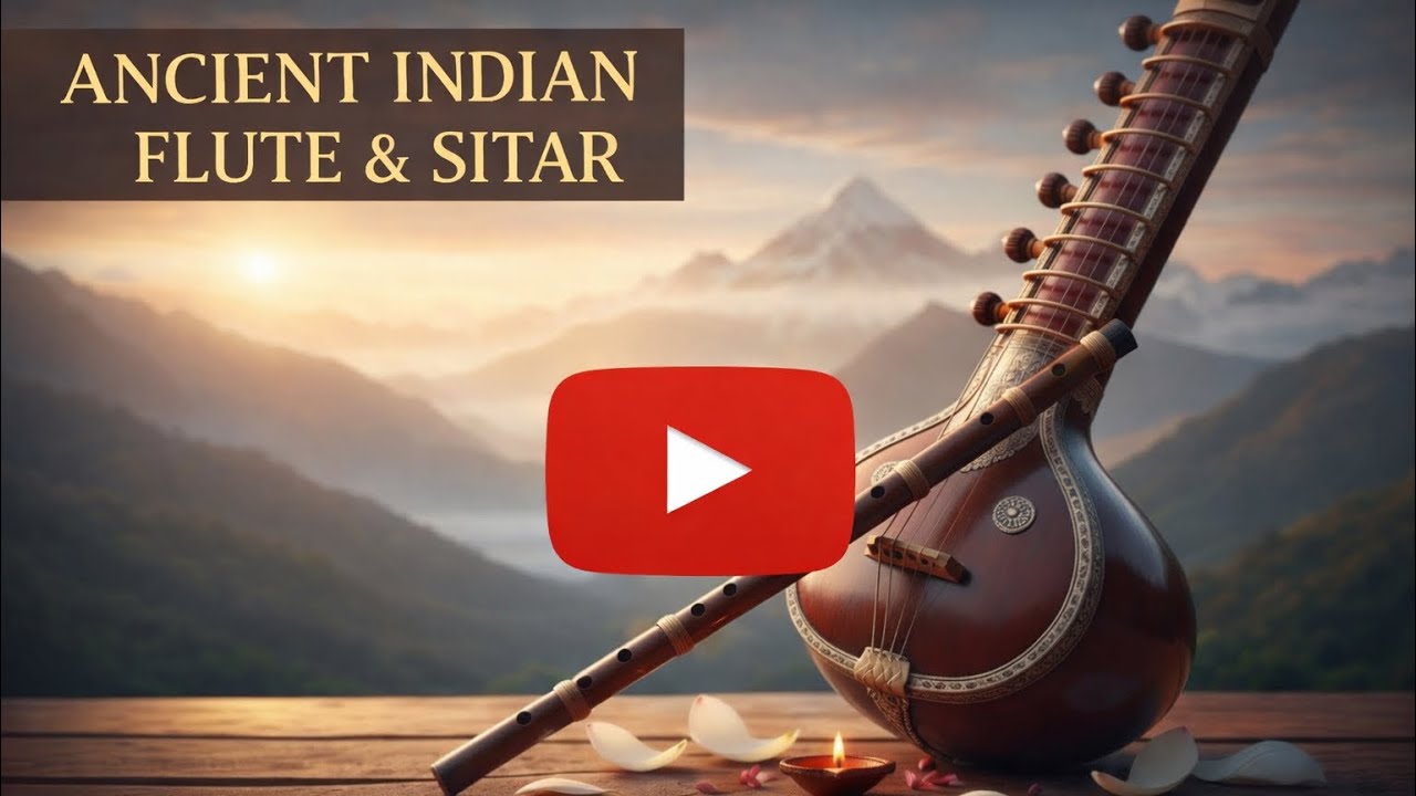 Ancient Indian Flute & Sitar | 432Hz Meditative Raga for Deep Healing