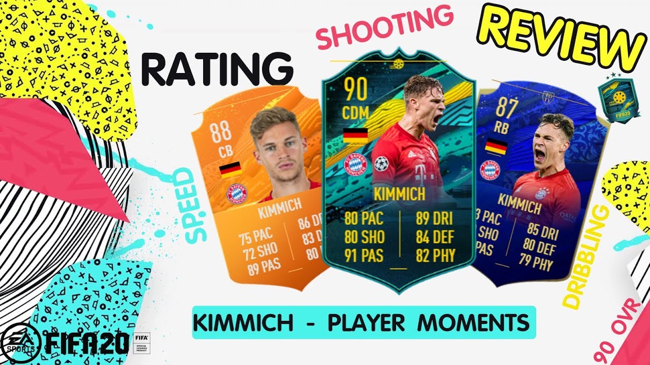 Joshua Kimmich  Review 90 Player Moments FIFA 20