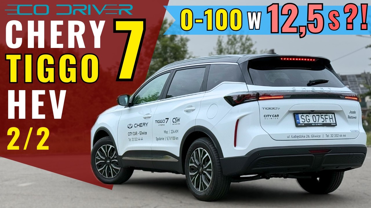 Chery Tiggo 7 HEV - REVIEW [2/2] | 0-62 mph in 12.5 seconds?! [Driving, performance, fuel consump...