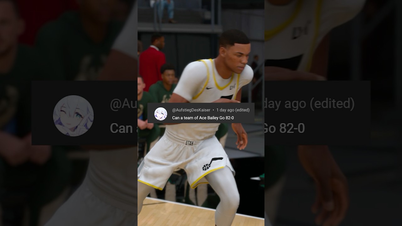 Can a Team of Ace Bailey Go 82-0? #nba2k25 #acebailey