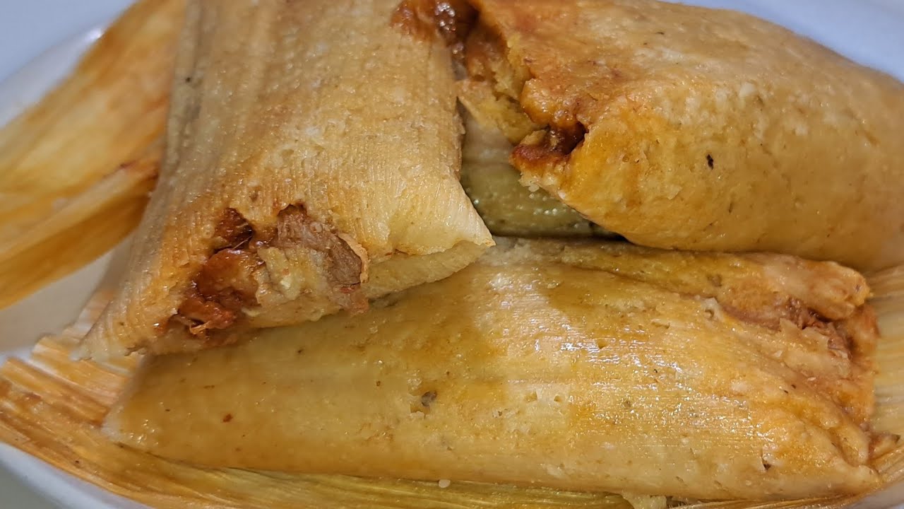 TAMALES ROJOS Y VERDES CON MASA PREPARADA DE LA TIENDA  😳