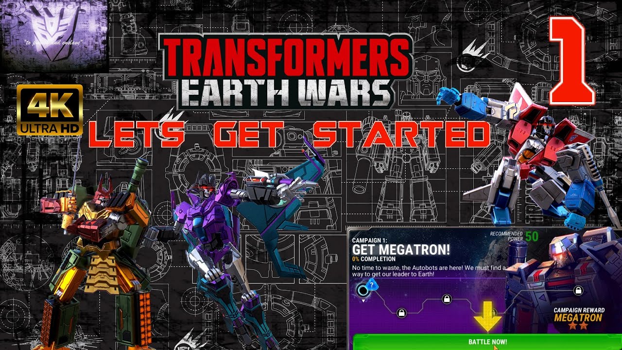 Get Megatron!-TFEW-Transformers: Earth Wars-Walkthrough-Part 1 4K UHD