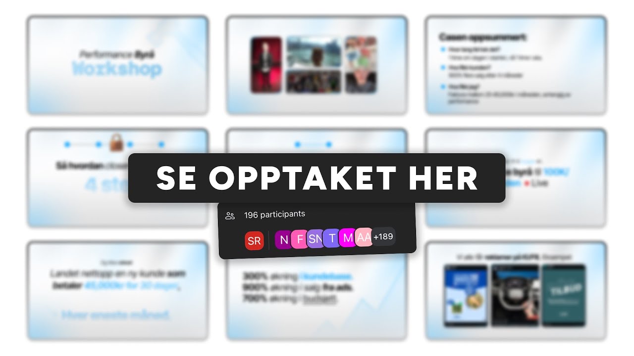 Performance byrå i Norge: Hvordan tjene 100,000kr mnd før sommerferien