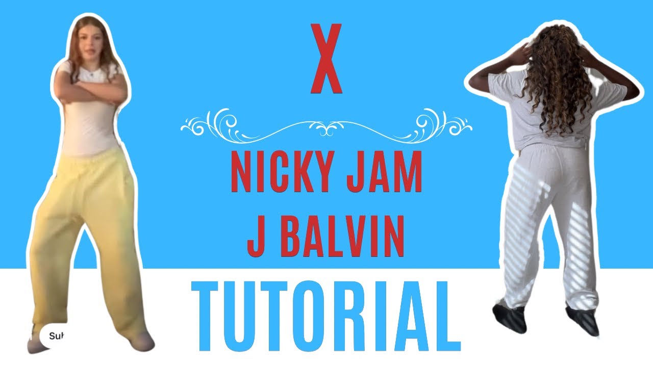 X by Nicky Jam and J Balvin* EASY DANCE TUTORIAL (beginner friendly)