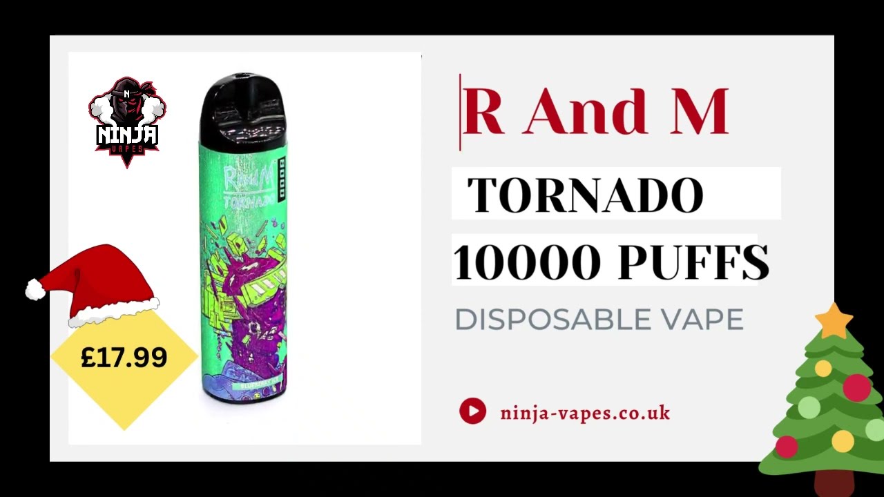 Ninja Vapes UK R and M Tornado Disposable Devices