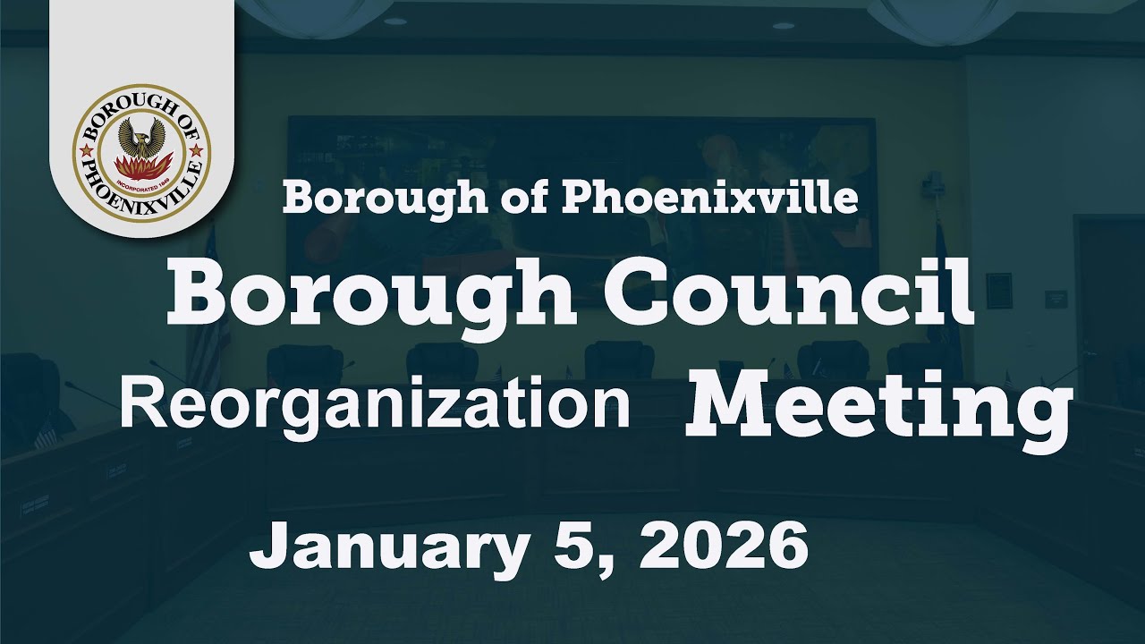 January 5, 2026 – Borough Council Reorganization Meeting