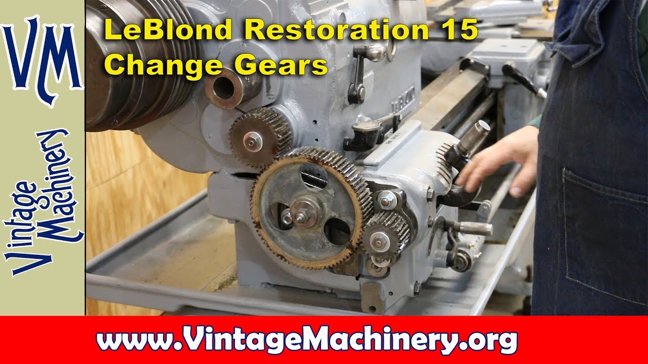 LeBlond Lathe Restoration - Part 15: Change Gear Installation
