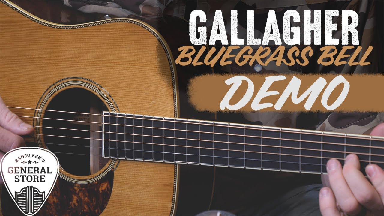 Демо: гитара Gallagher Rice-a-Toni Bluegrass Bell Custom