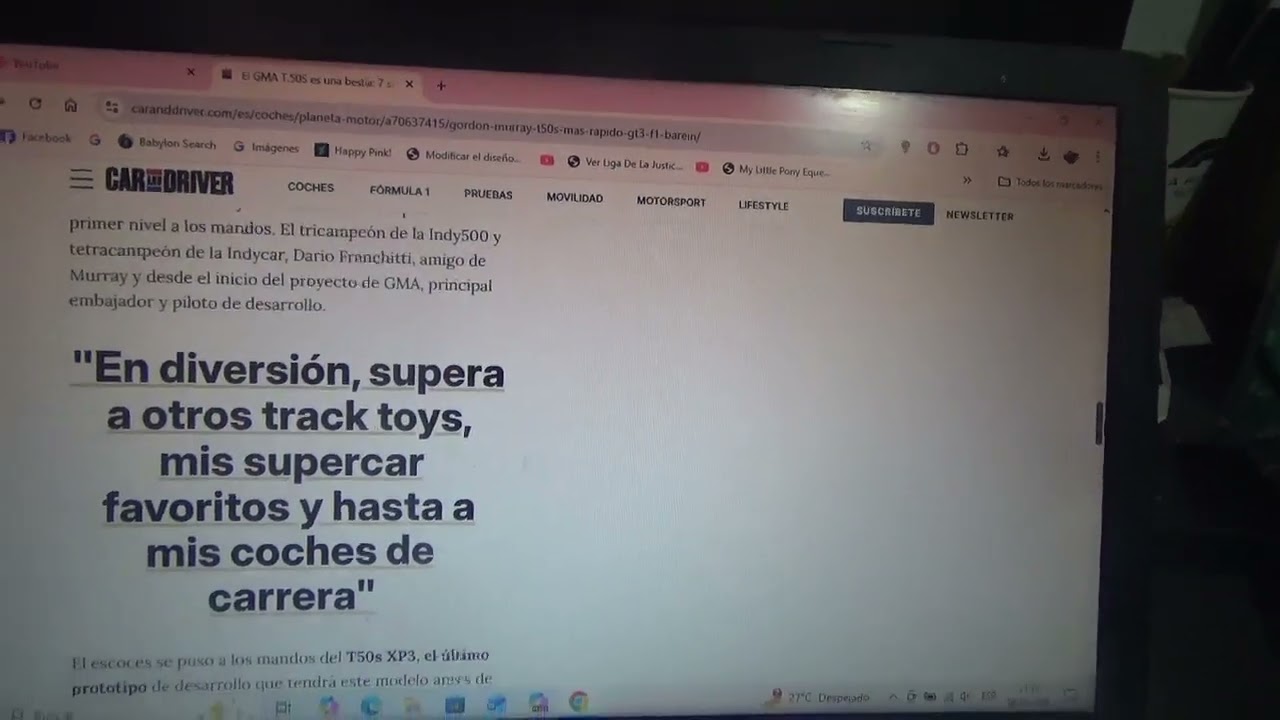 El GMA T50.s ahora es 7 segundos mas veloz en Bahréin que un coche GT3 de competición