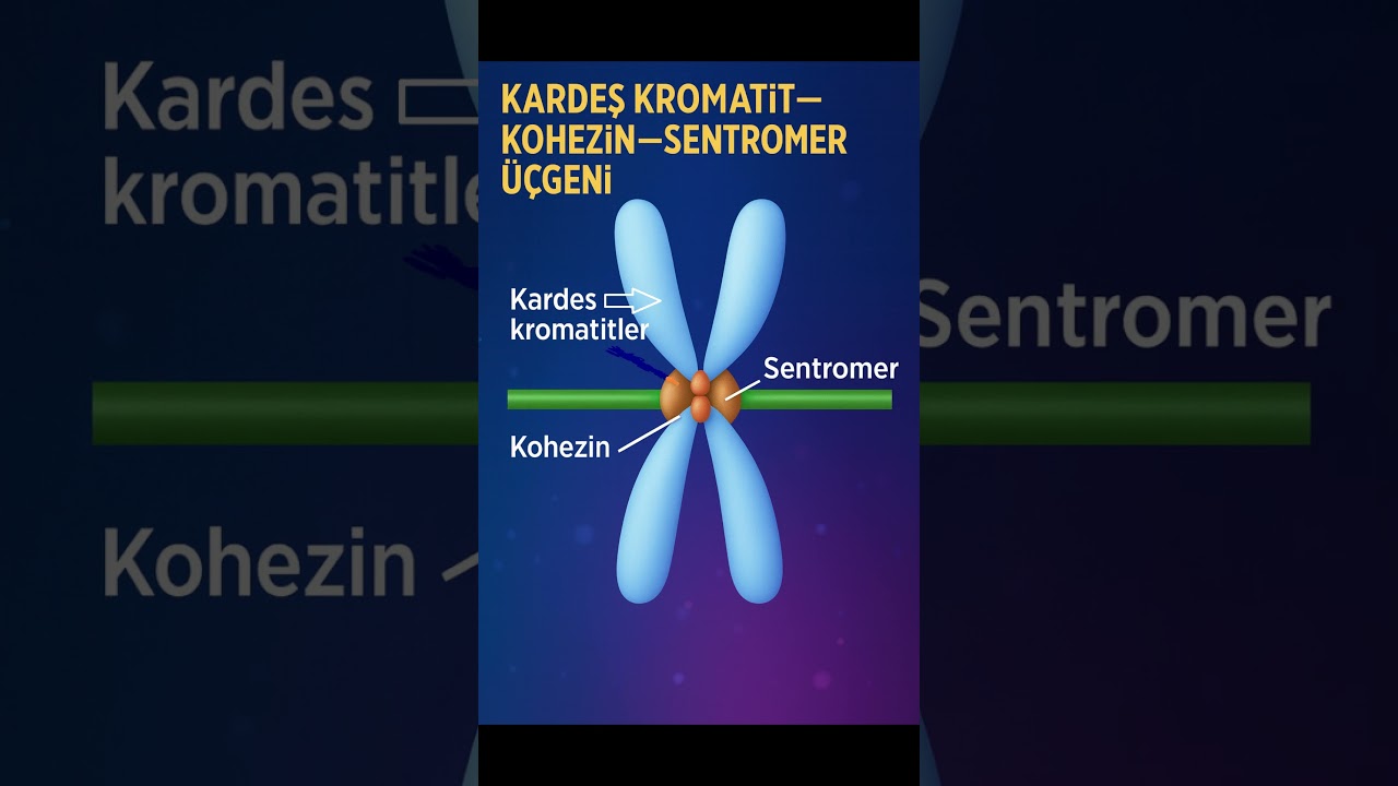 Kardeş Kromatit&mdash;Kohezin&mdash;Sentromer #KardeşKromatit #Kohezin #Sentromer #Kinetokor #Mitoz #BektasTepe