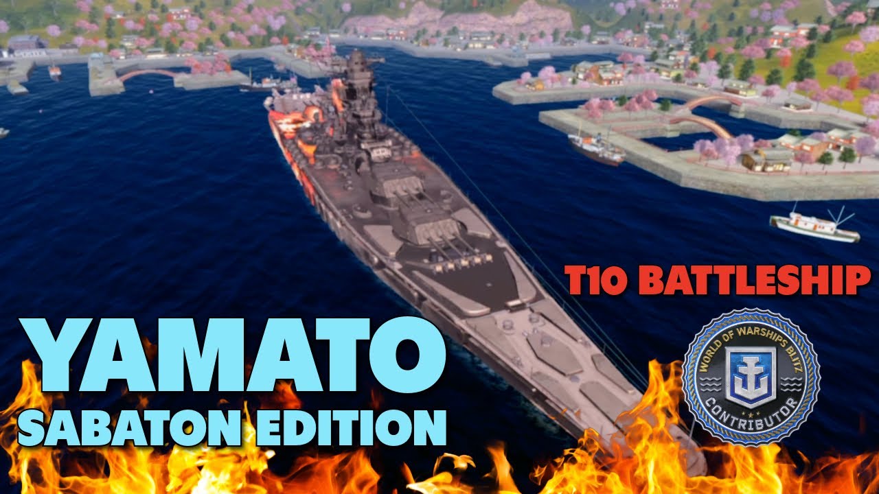 Линкор 10-го уровня &laquo;Ямато&raquo; (Sabaton Edition) | World of Warships Blitz