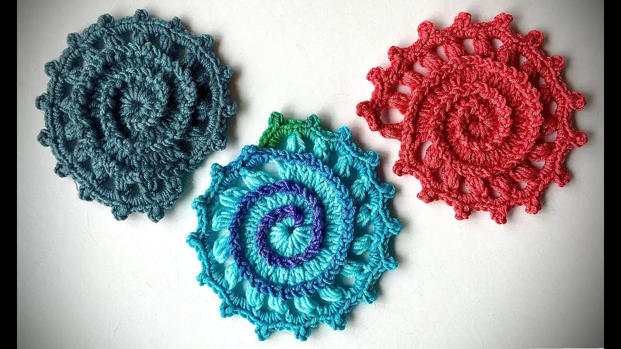 Schickes Schwurbel Ornament 1 #häkeln #petraperle #crochet #hakel #haekelanleitung #crochetpatterns