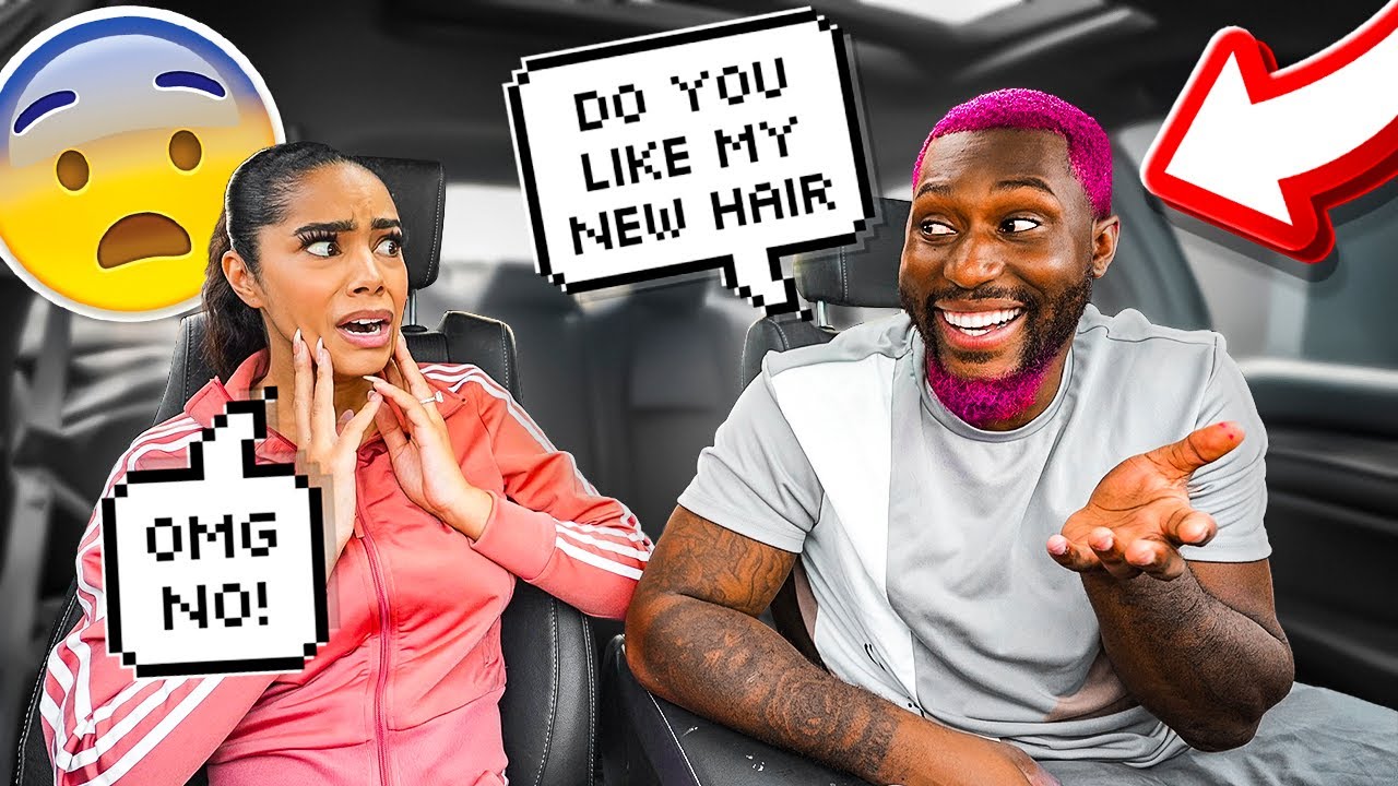 Surprising My Fiance With My NEW HAIR COLOUR! *ITS PINK*