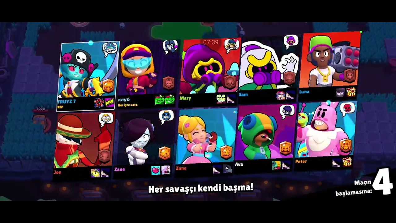 Dünya sıralamasına giren insaların favori karekterlerno oynuyom#keşfet #brawlstars 