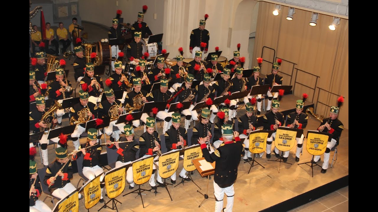 Des Großen Kurfürsten Reitermarsch, gespielt vom Bergmusikkorps Saxonia Freiberg