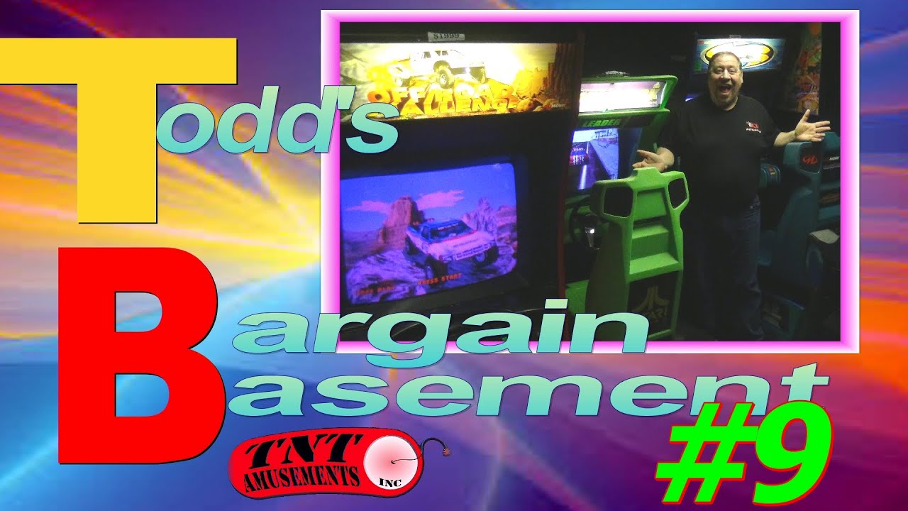 #1134 TODD'S BARGAIN BASEMENT #9 - CHEAP Arcade and Pinball Games! TNT Amusements