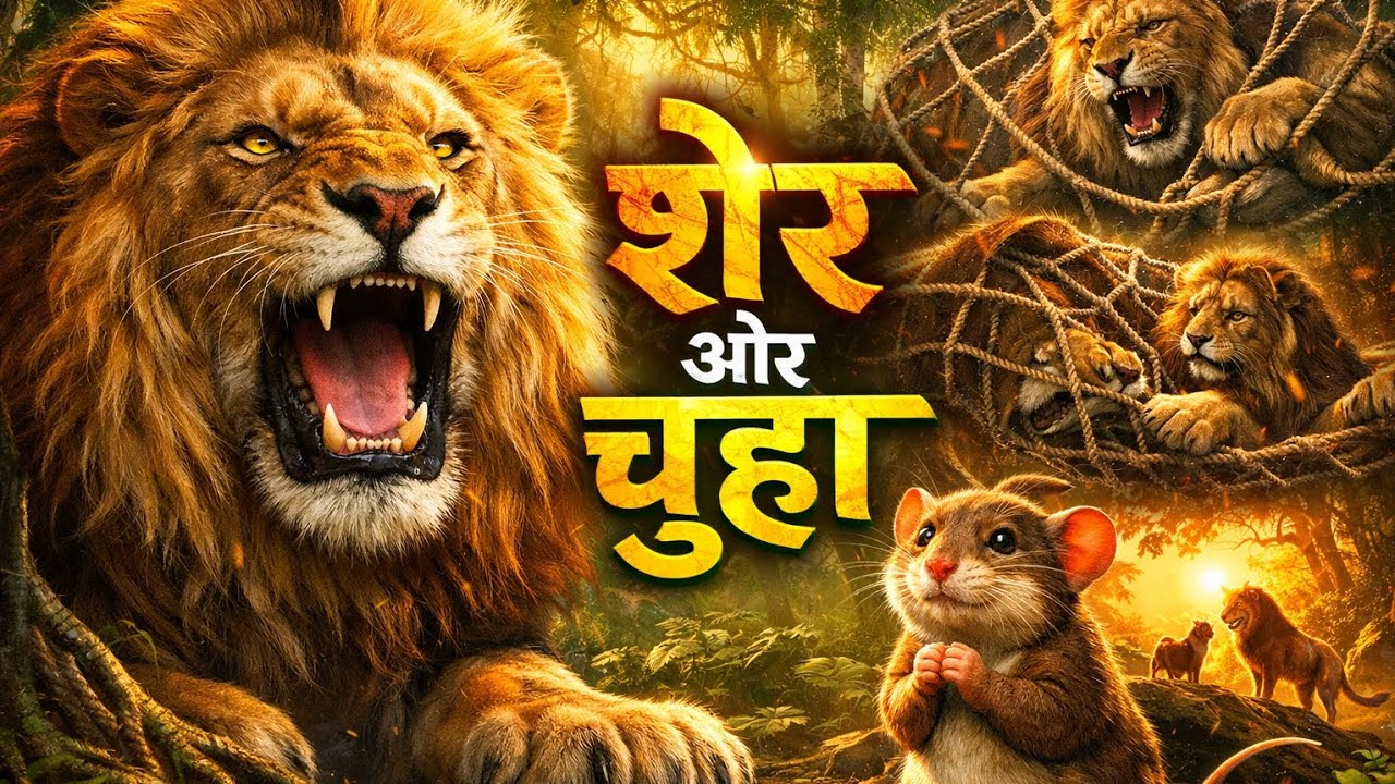 Jab Chuha Bana Sher Ka Hero 😲 | Sher Aur Chuha Ki Emotional Kahani