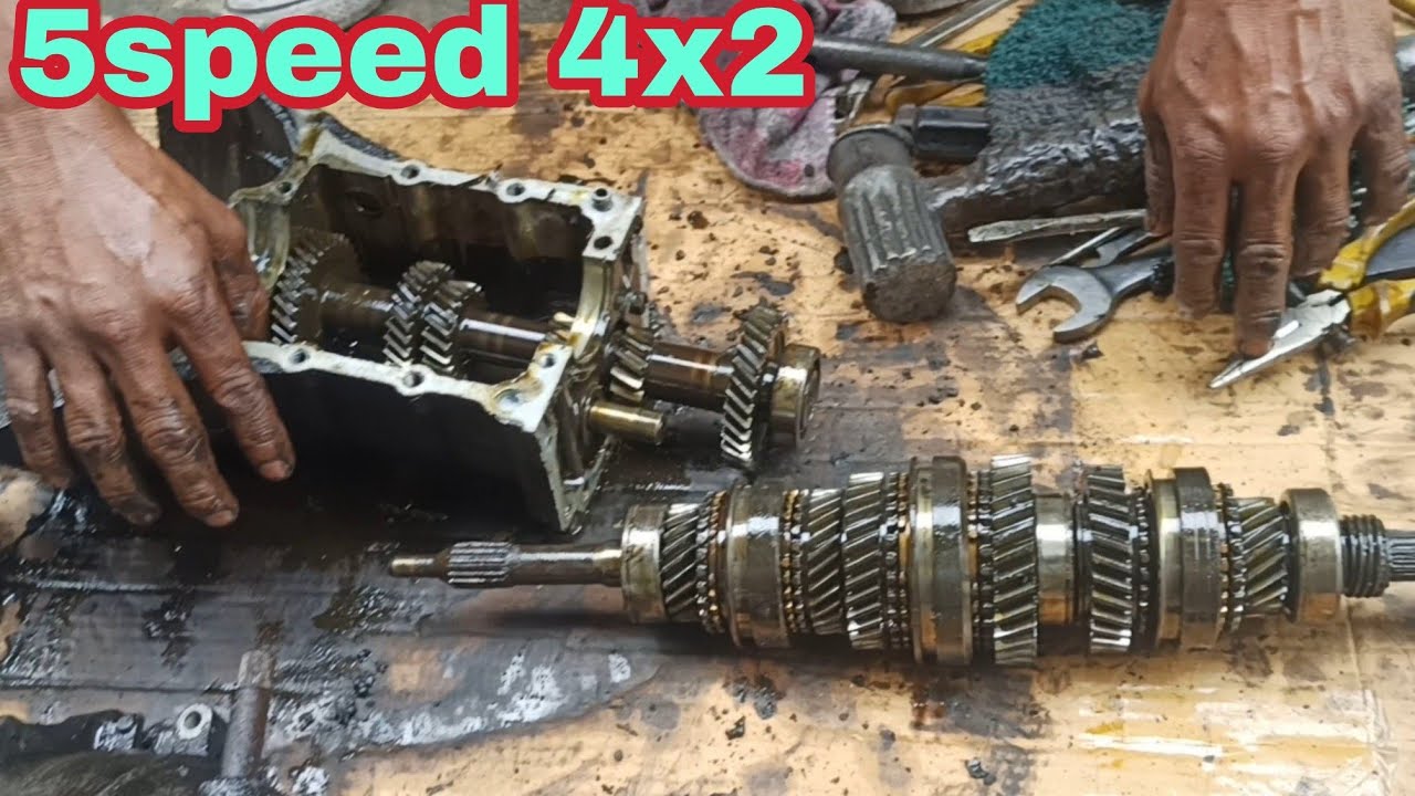 overhaul transmission 5speed 4x2 Suzuki multicab