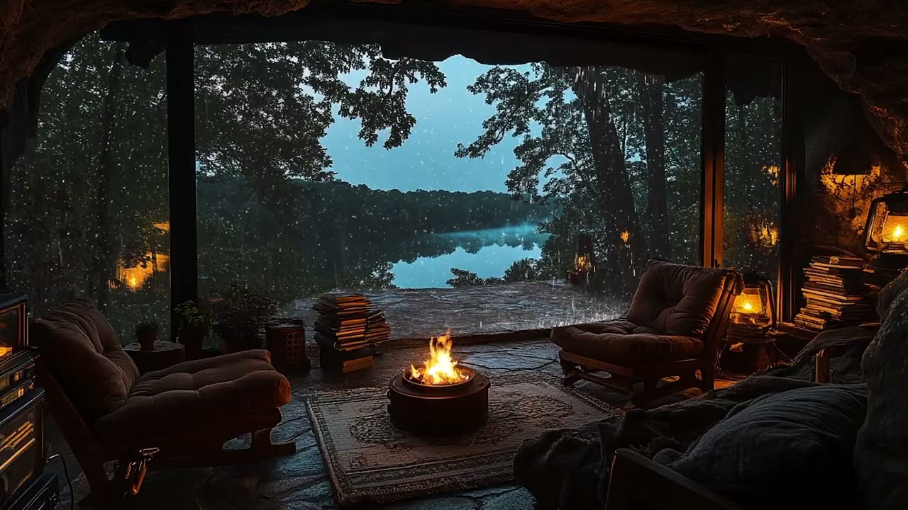 Powerful Thunder Rain for Insomnia Relief and Relaxing - Rainy Night | Rain Harmony