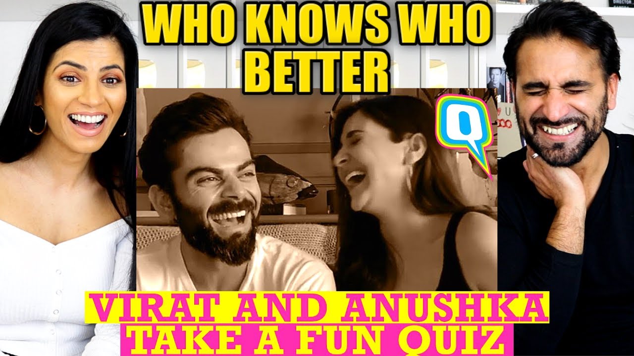 VIRAT KOHLI AND ANUSHKA SHARMA : Who Knows Who Better? REACTION!! | Cricket Vs Bollywood | The Quint