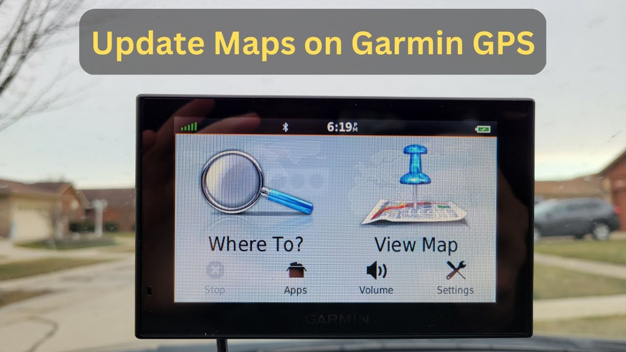 How to Update Garmin GPS Maps 2025