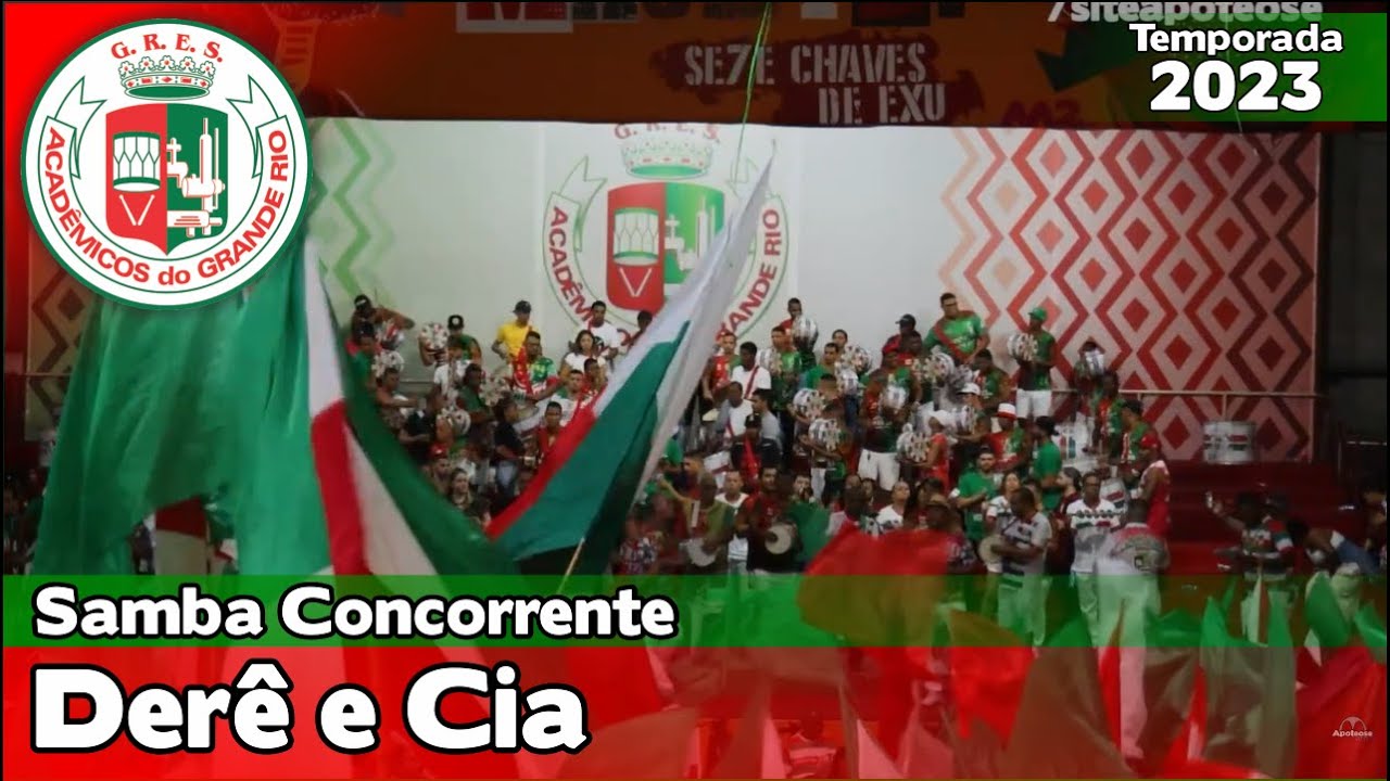 Grande Rio 2023 | Samba finalista - Derê, Dudu Nobre e parceiros | Ao vivo #CONCORRENTES23