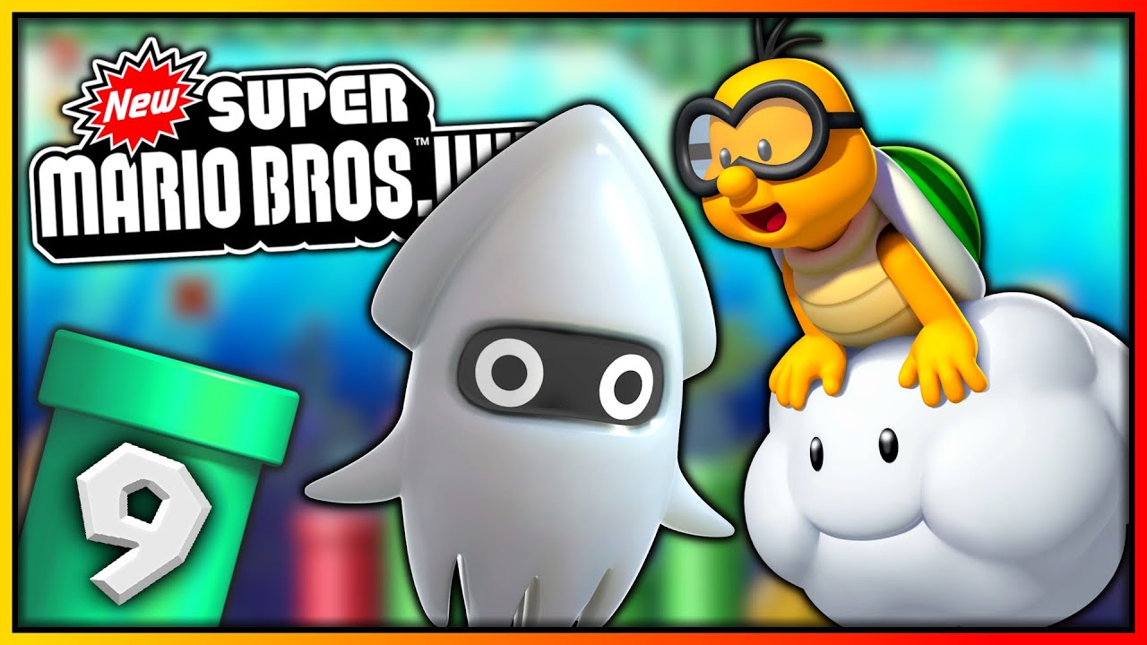 Blooper-Beschuss im Wasser, Geisterhaus & Lakitu am Strand! 🍄 NEW SUPER MARIO BROS. WII [#09]