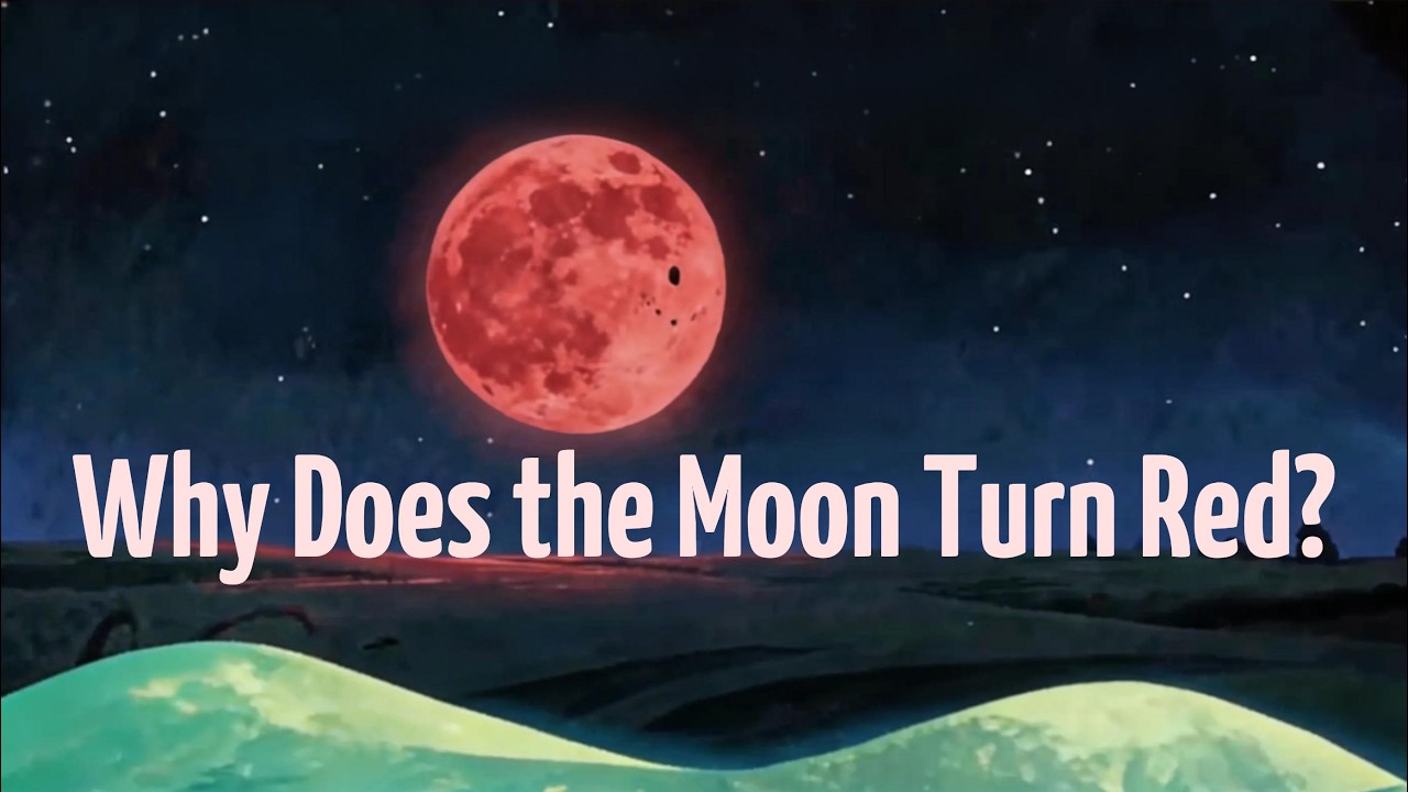 Why Does the Moon Turn Red? | Blood Moon Explained for Kids | It's Why Time
