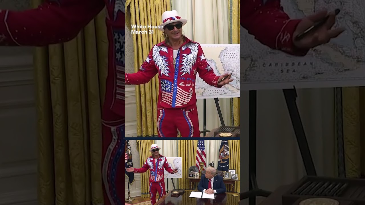 Kid Rock joins Trump for executive order signing to address ticket scalping
