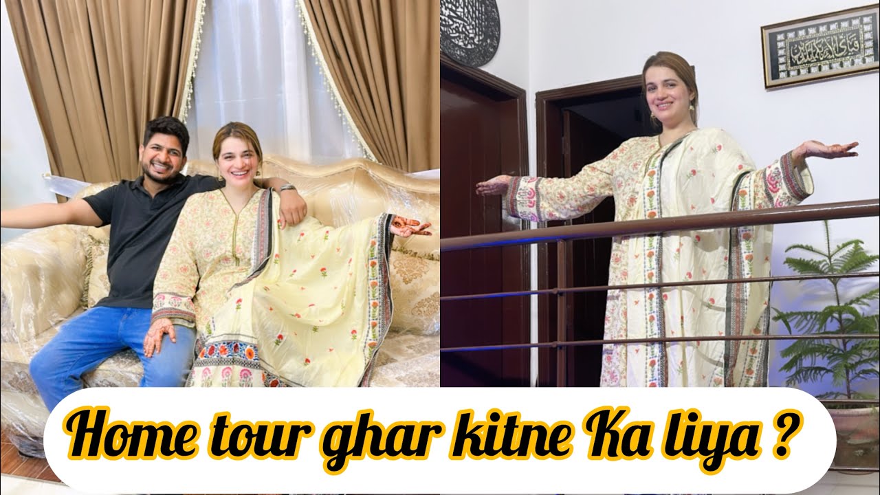 Finally new ghar Le Lia Allhamduliiah
