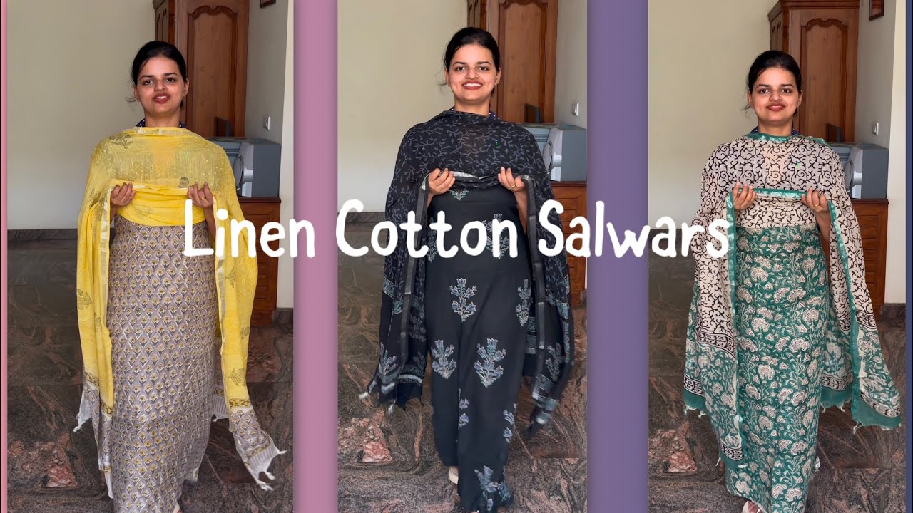 EPI 454| LINEN COTTON SUITS-1380|SEMI LINEN CHURIDHAR|DAILY WEARS #linencotton #linen @curatedvault