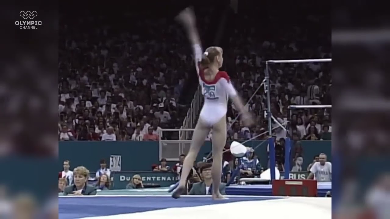🥉 Simona Amanar 🇷🇴 FX TO 9.887 1996 Olympic Games